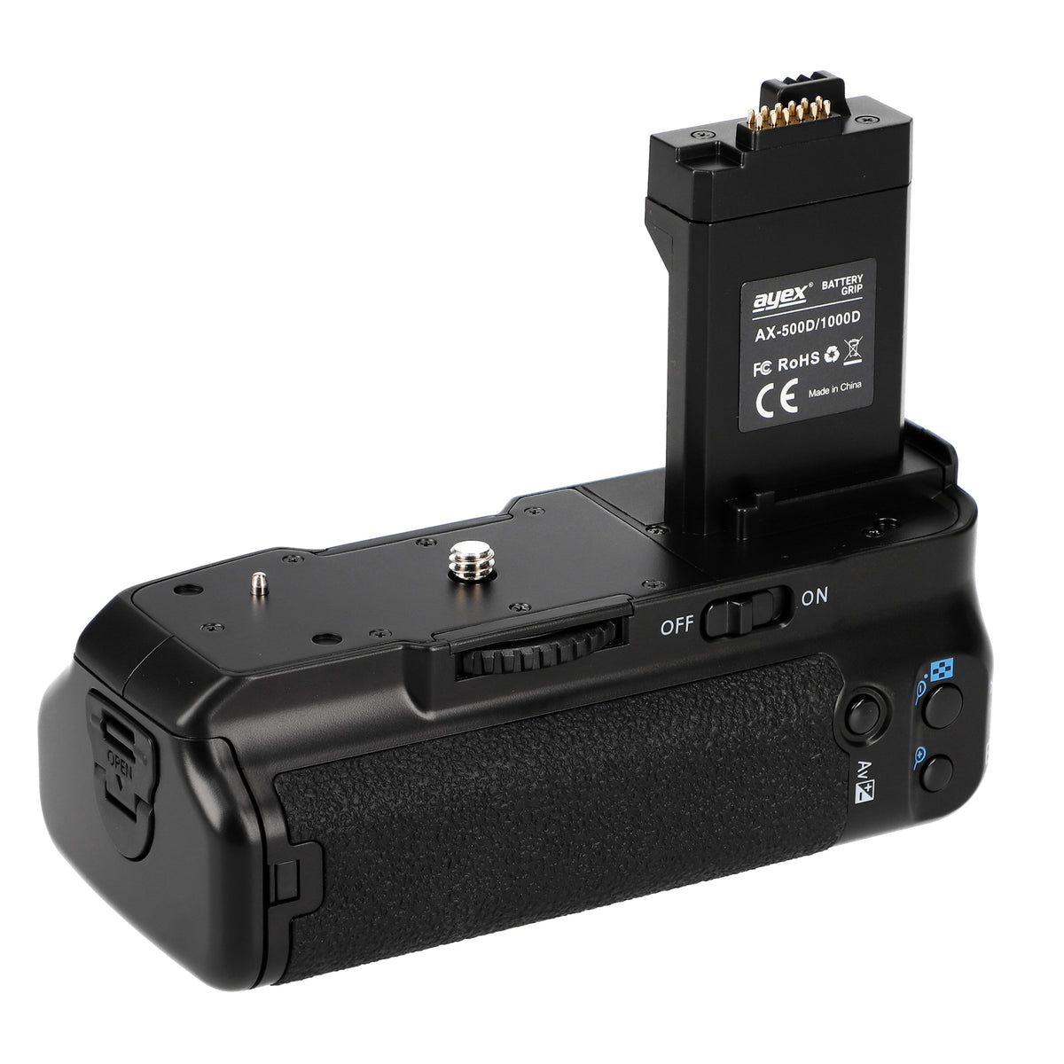 Batteriegriff für Canon EOS 1000D 500D 450D wie BG-E5 Optimal für Hochformat