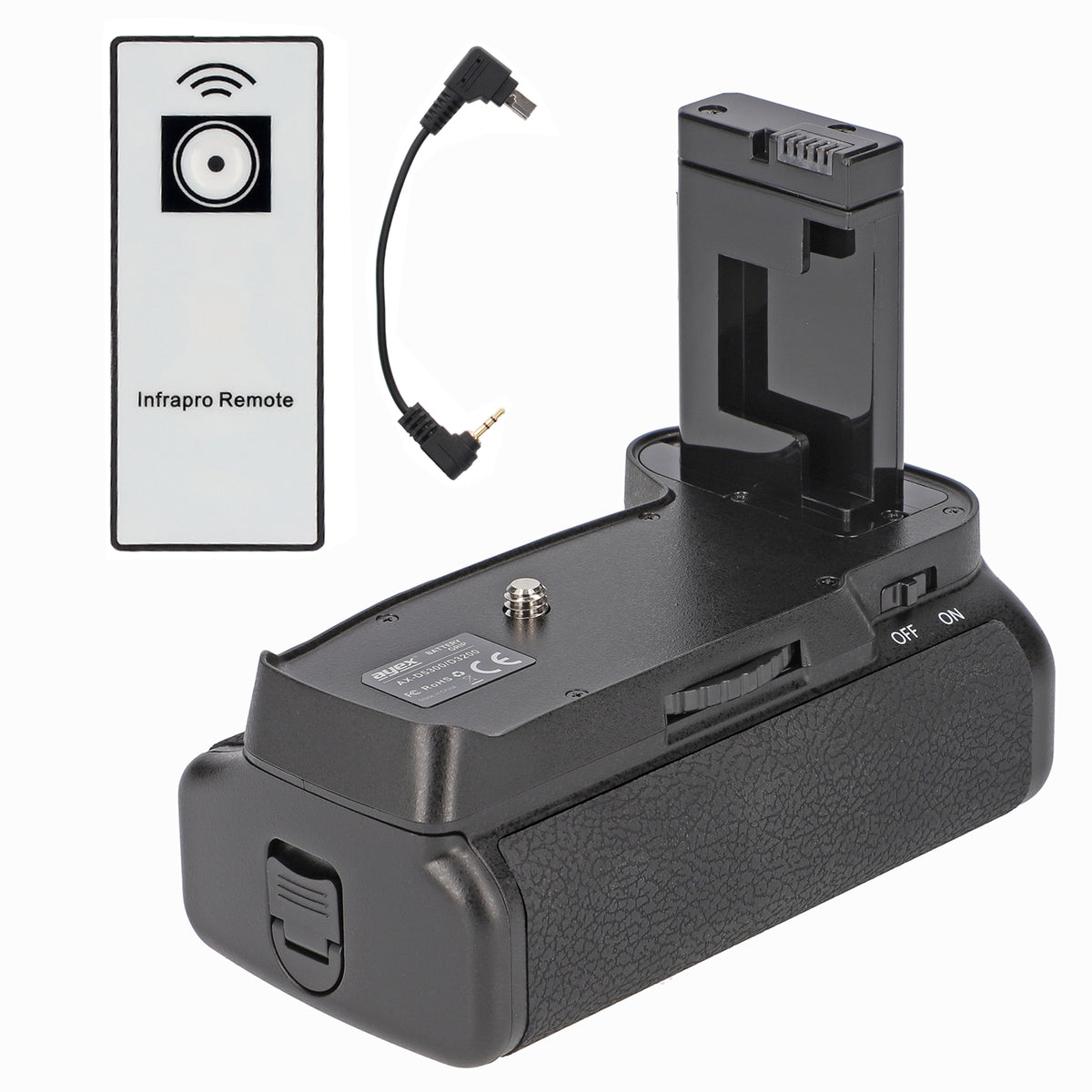Batteriegriff für Nikon D3100 D3200 D3300 D5300 mit IR-Auslöser ersetzt BG-2F MB-D3100