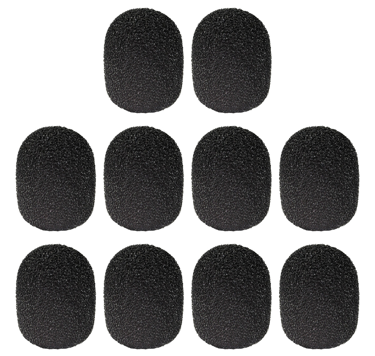 Mikrofon Schaumstoff Schutz für z.B. Lavalier-Mikrofone 10er Pack