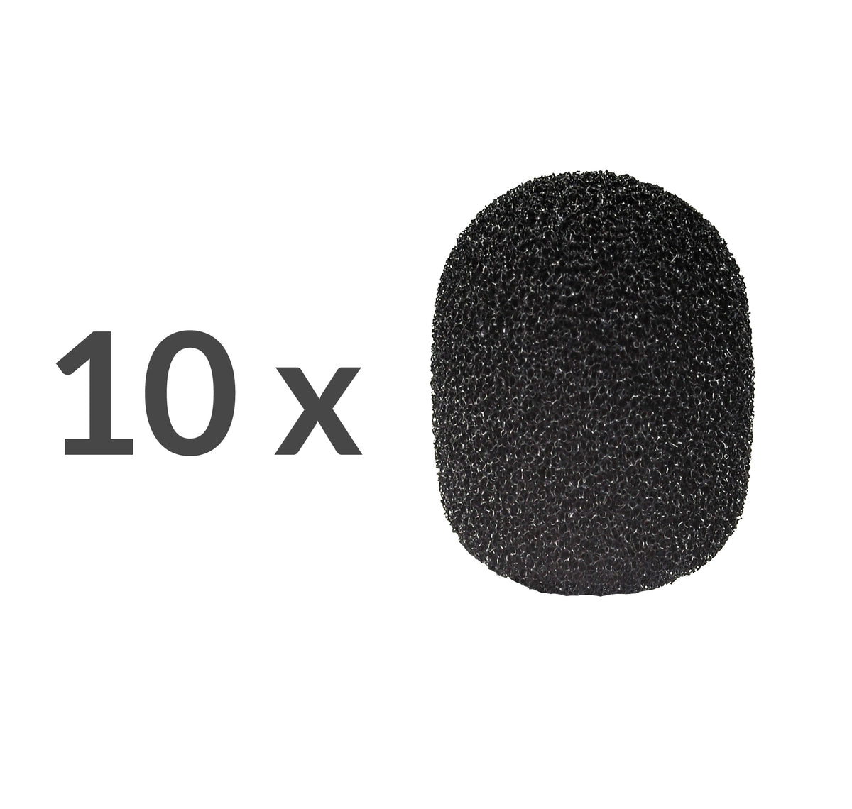 Mikrofon Schaumstoff Schutz für z.B. Lavalier-Mikrofone 10er Pack