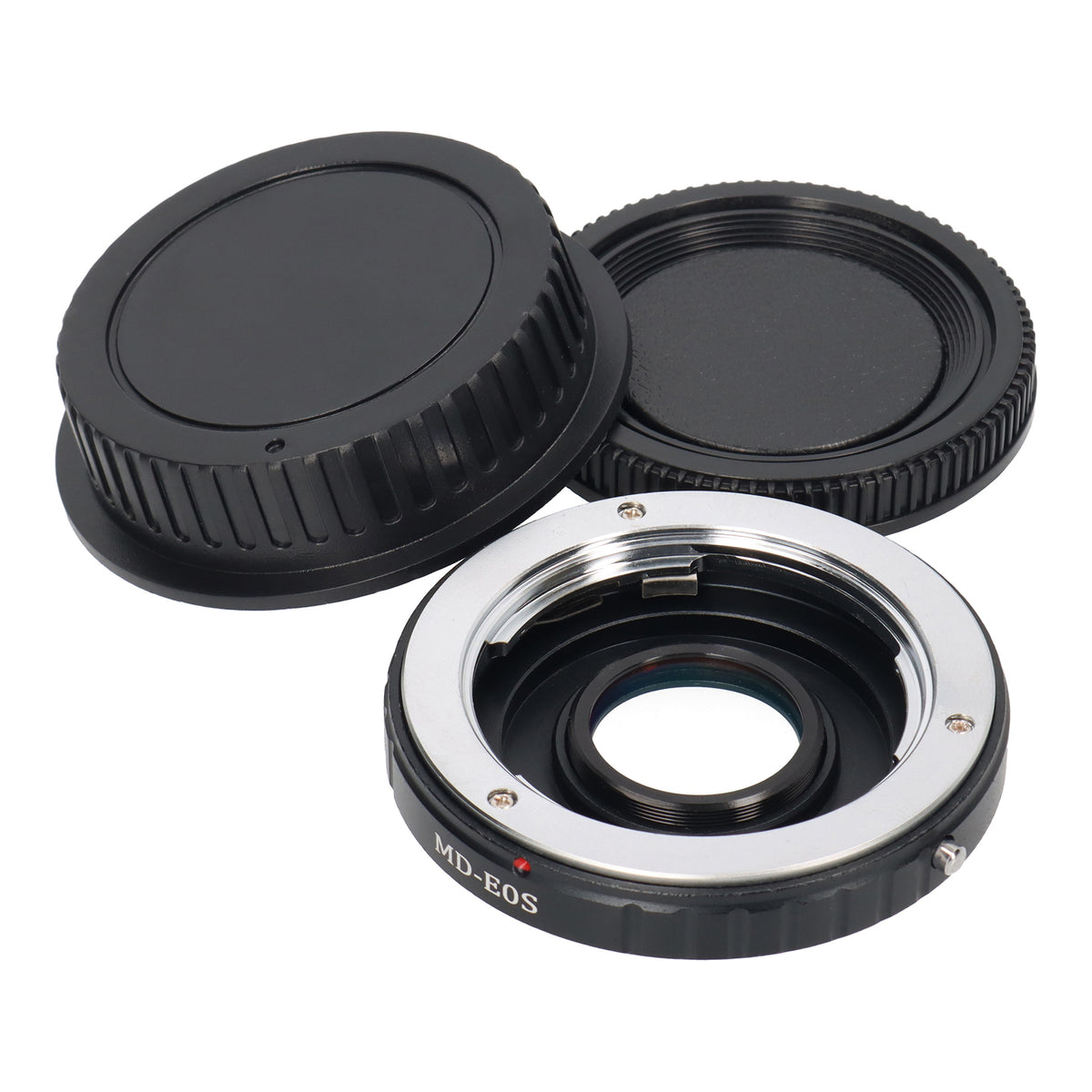 Objektivadapter für Sony/Minolta MD an Canon EOS + Korrektur-Linse