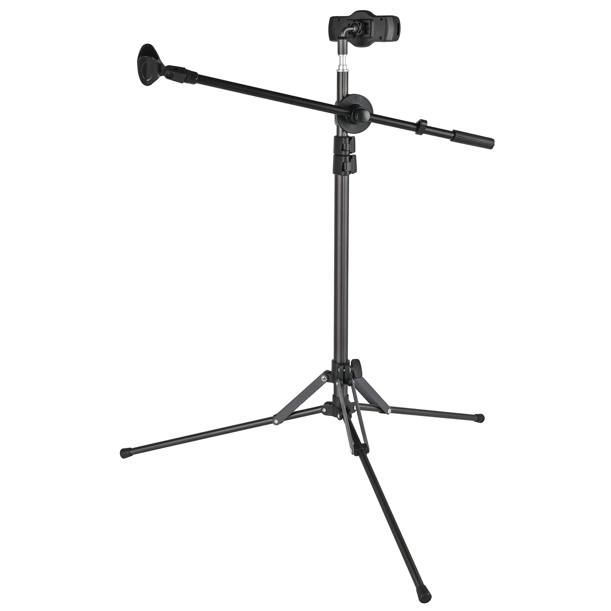 ayex flexibles Mikrofonstativ mit Halter Tablet Smartphonehalterung 1/4 Zoll Spigot Adapter