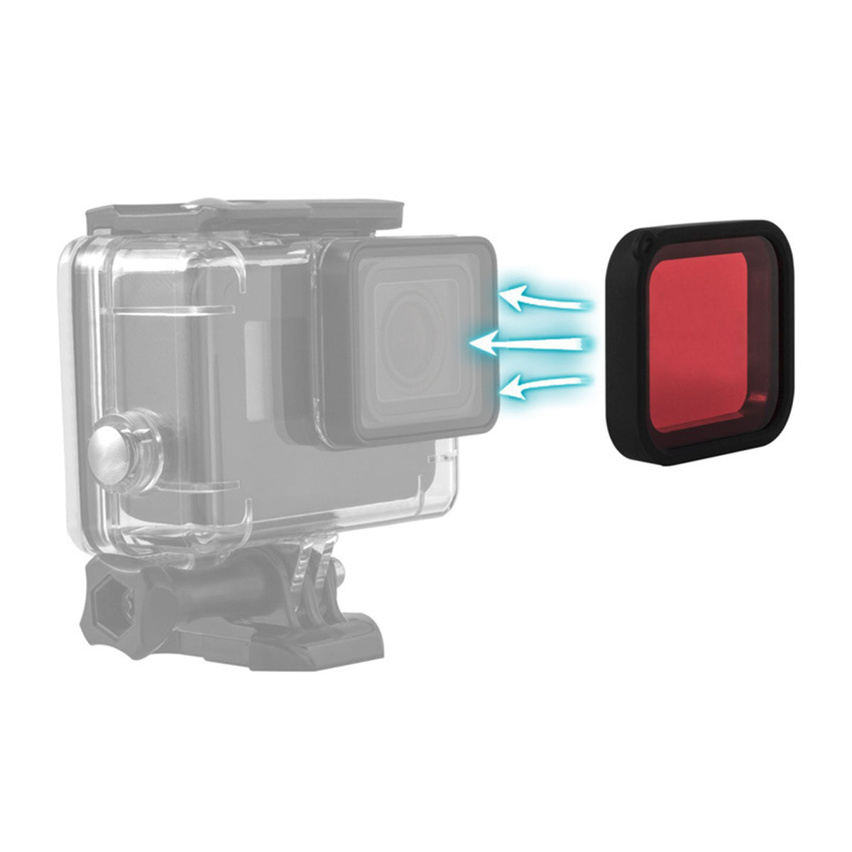 ayex Lens Filter-Set für GoPro Hero 11, 10 & 9 Perfekt für Unterwasseraufnahmen Actioncam Farbkorrektur Taucherfilter