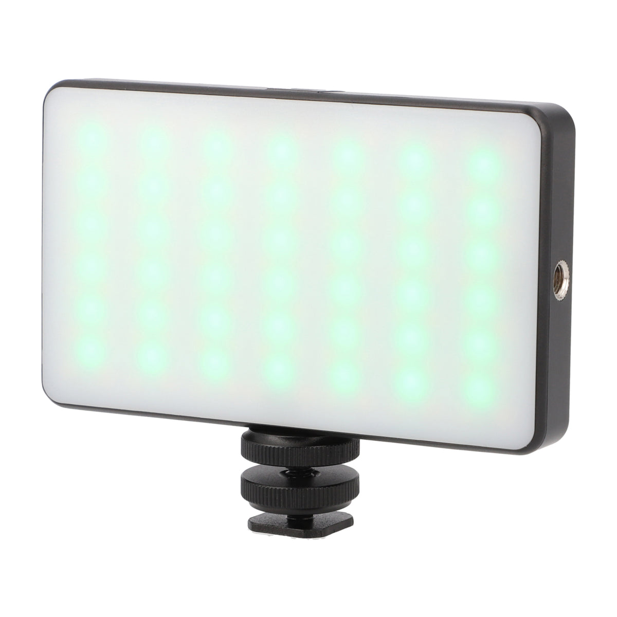 Vielseitige RGB LED Videoleuchte mit 20 Lichteffekten LCD-Display & integriertem Akku