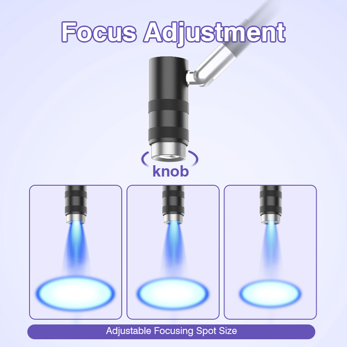 UV-Lash-Lampe Beauty Light 360° Touch-Dimmung 5 Lichtstufen Fußschalter Brille