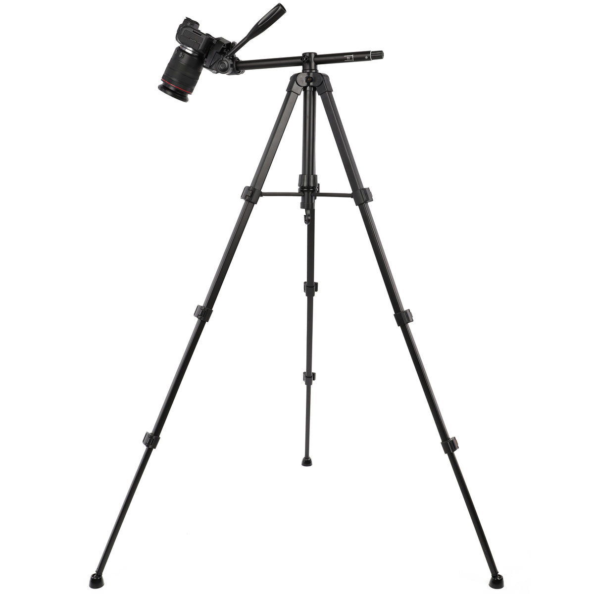Fotostativ mit schwenkbarer 90°-Mittelsäule für kreative Perspektiven