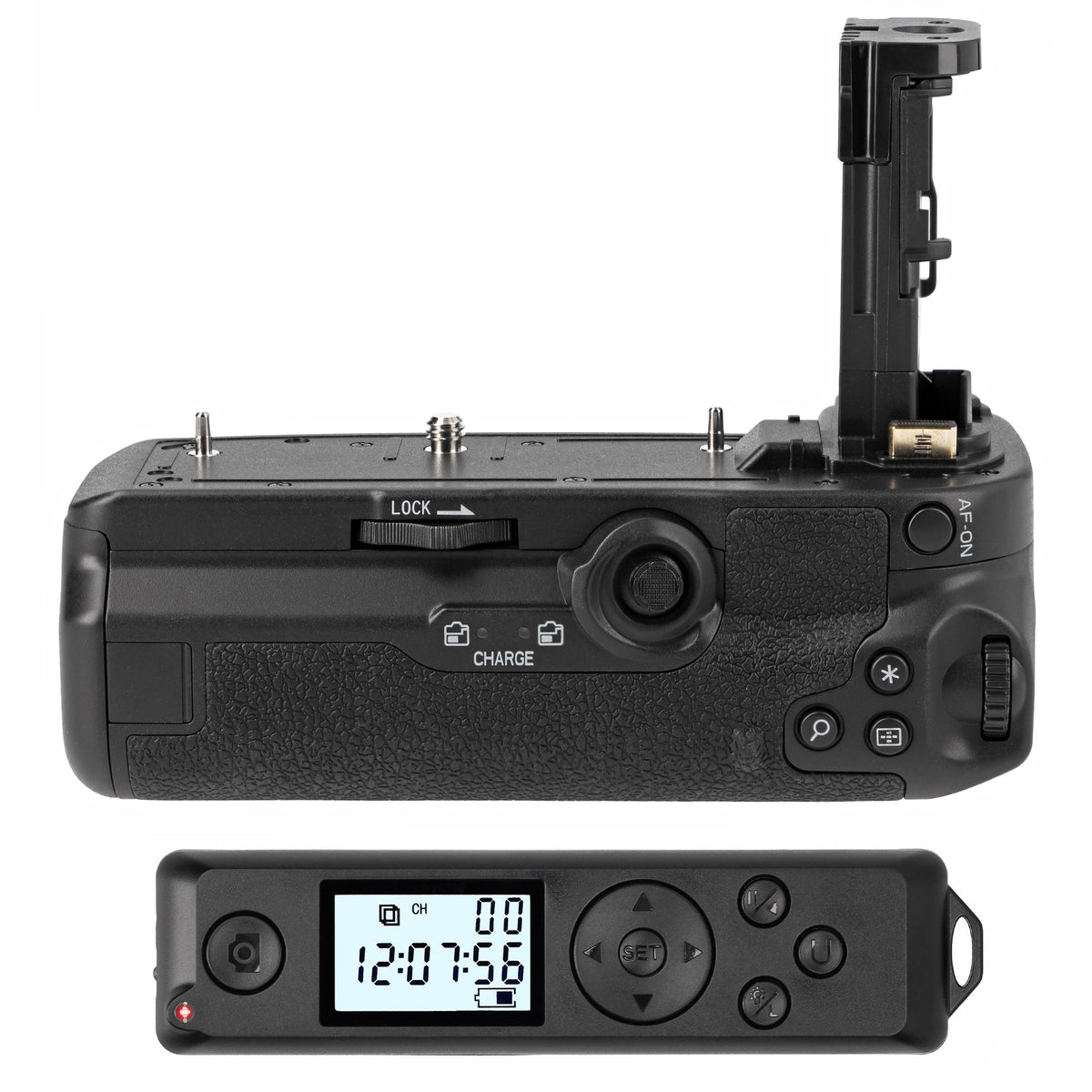 Batteriegriff für Canon EOS R5 R6 R6 Mark II Inkl. Timer-Fernauslöser wie BG-R10 kompakter Handgriff