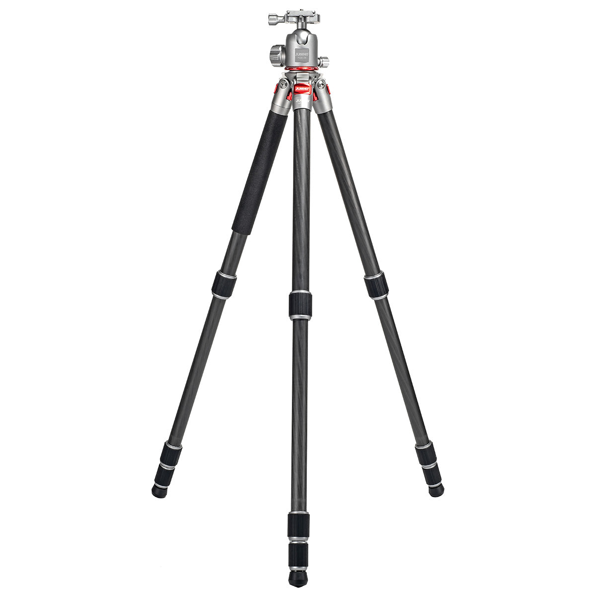 JUSINO Leichtes Karbon Fotostativ mit Kugelkopf Stativ bis 138cm 12kg AF-254C FGS-36