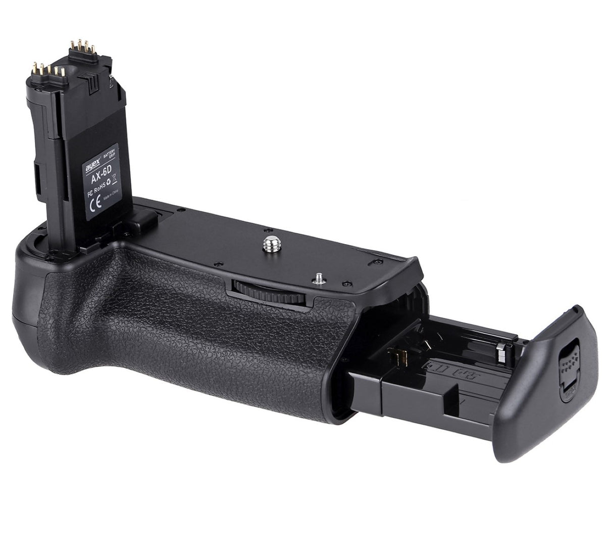 Batteriegriff Set für Canon EOS 6D Mark II wie BG-E21 + 2x LP-E6N Akku + 1x USB Dual Ladegerät