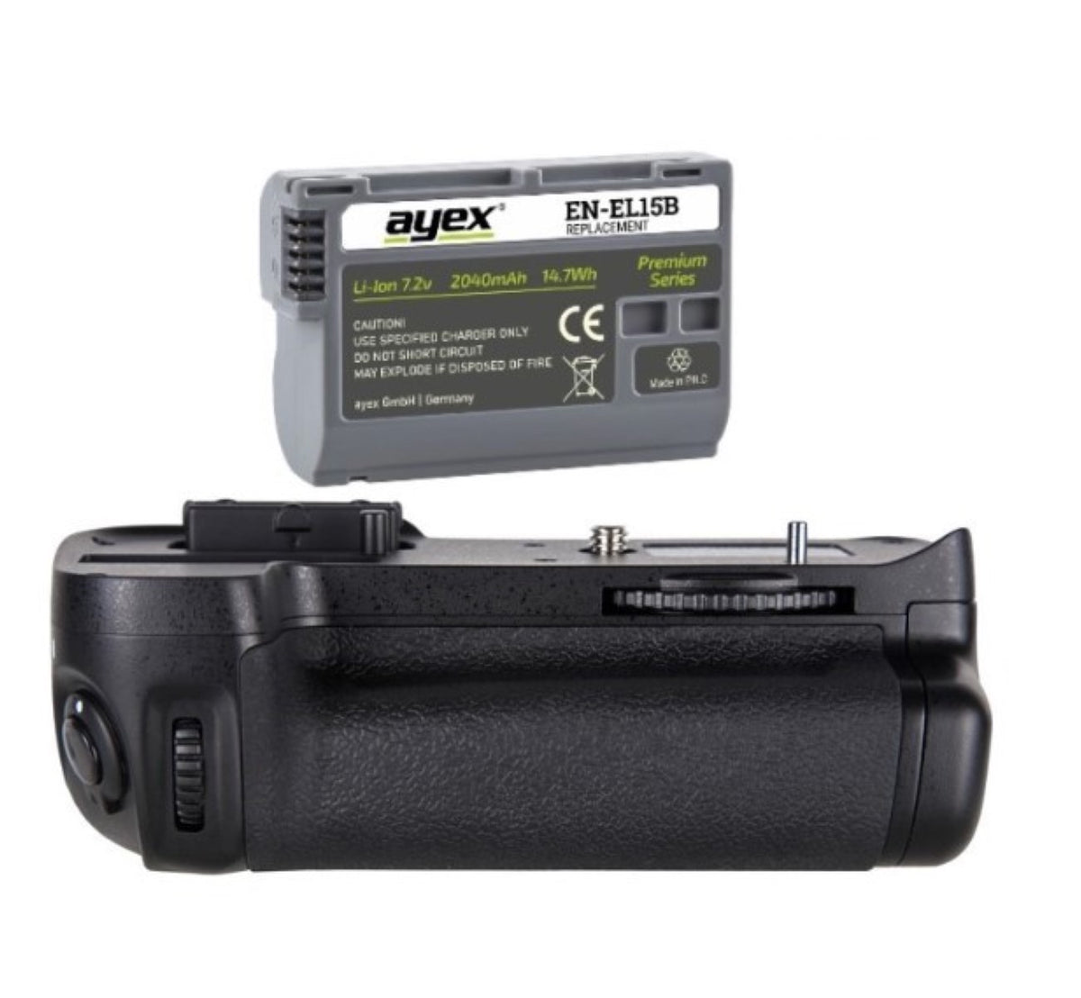 Batteriegriff Set für Nikon D7100 D7200 ersetzt MB-D15 + 1x EN-EL15B Akku
