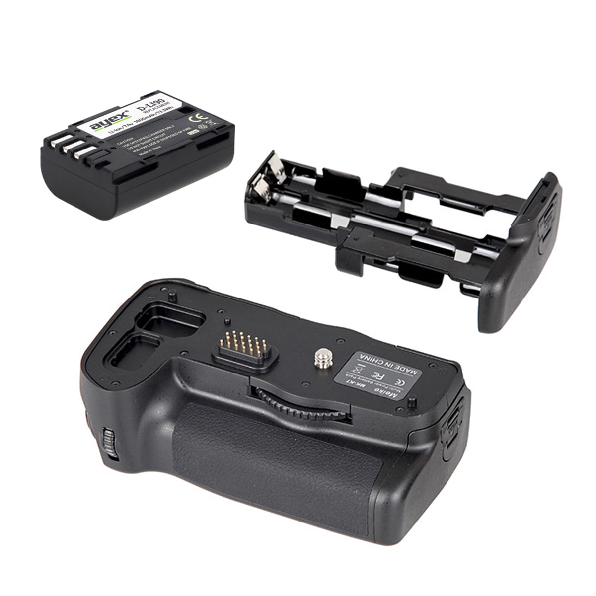 Batteriegriff Set für Pentax DSLR Kameras K-7 K-5 K-5 II K-5 IIs + 1x D-Li90 Akku