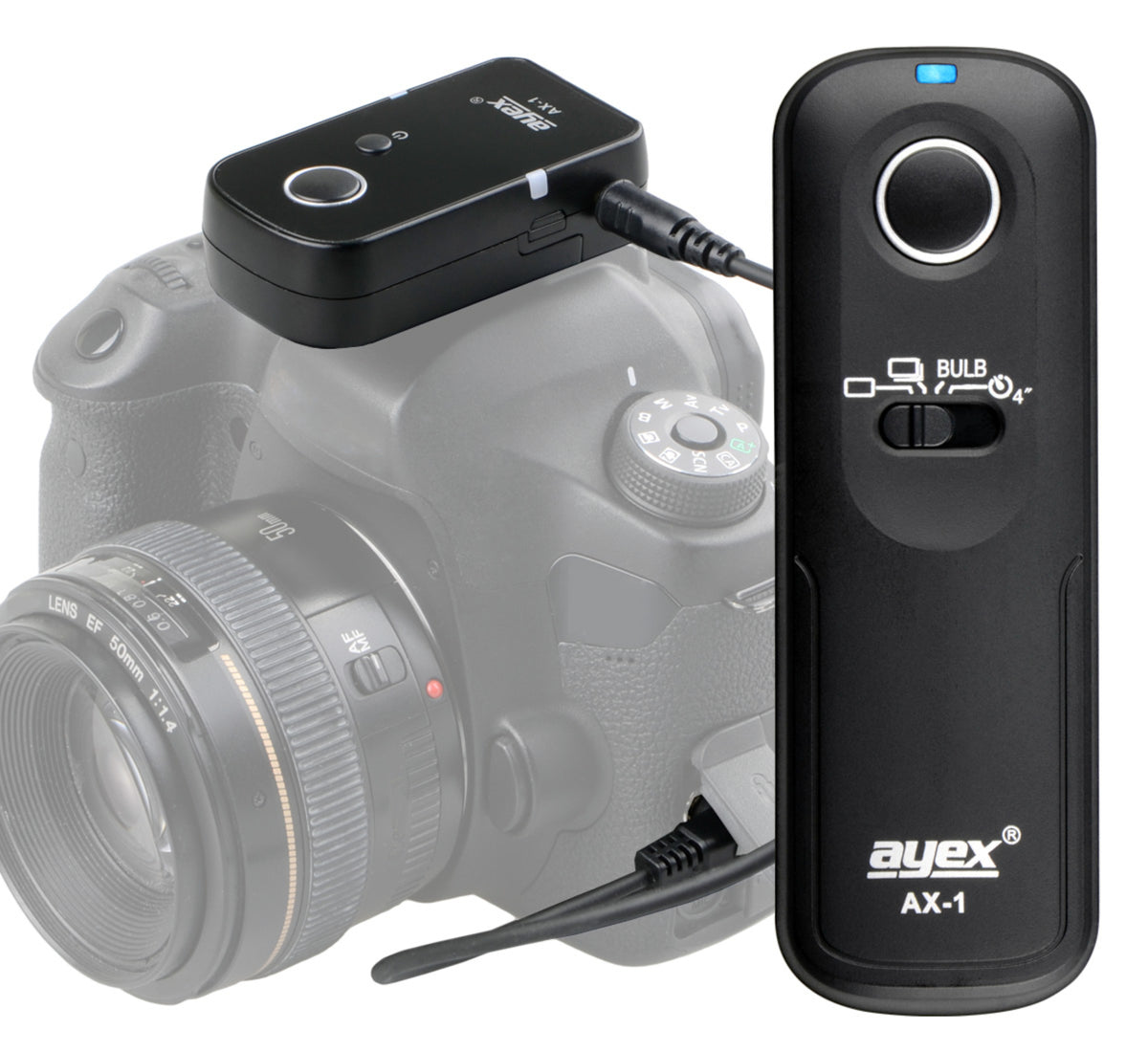 Funk Fernauslöser AX-1 USB-C Sony Alpha 7C II 7C R 7 V A6700 Auslösung Serie Bulb Delay