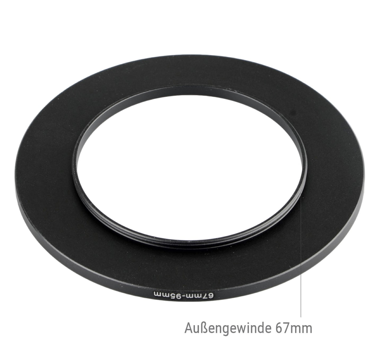 Step Up Ring 67mm-95mm Reduzierring Adapterring Universal passend