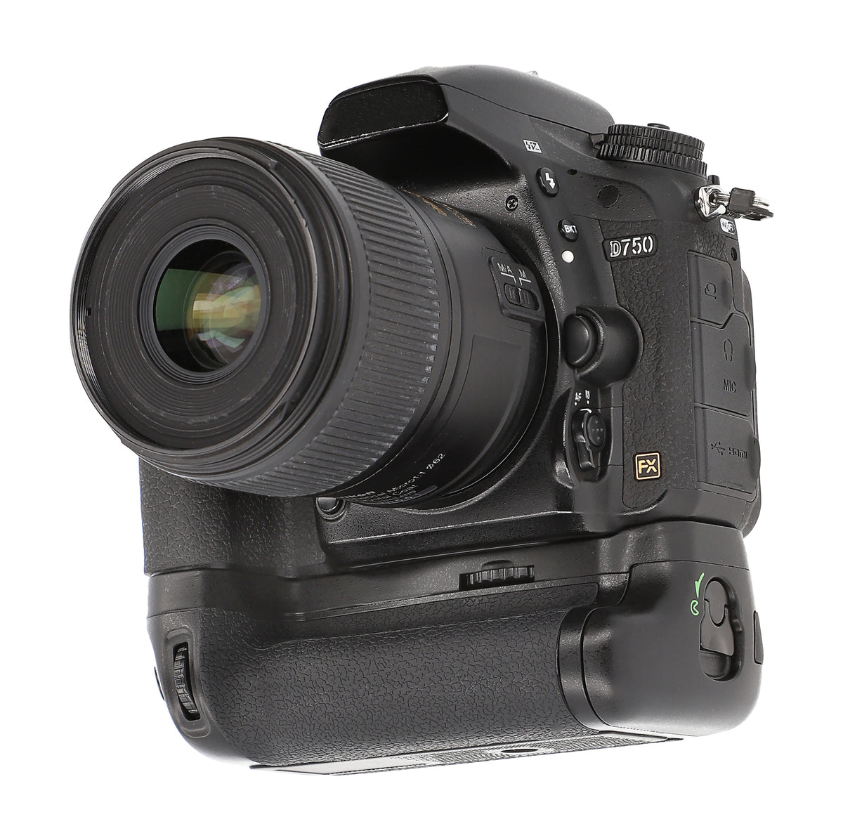 Batteriegriff Set für Nikon D750 wie MB-D16 + 2x EN-EL15B Akku + 1x USB Dual Ladegerät