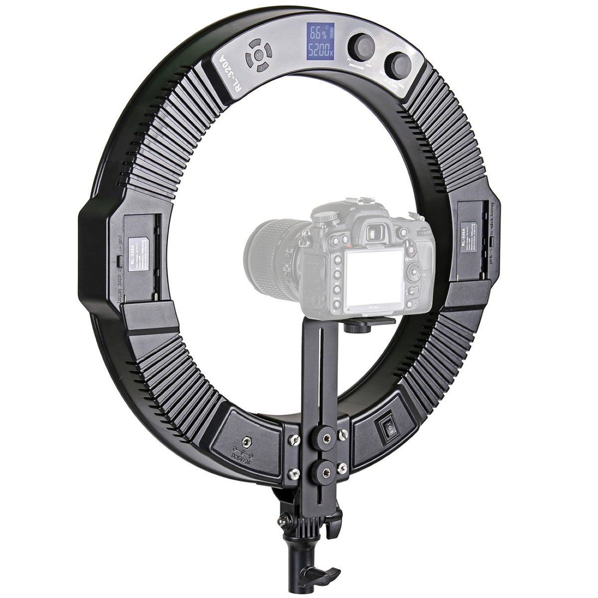 ayex Dimmbare 18 Zoll LED Ringleuchte (3200K-5600K)