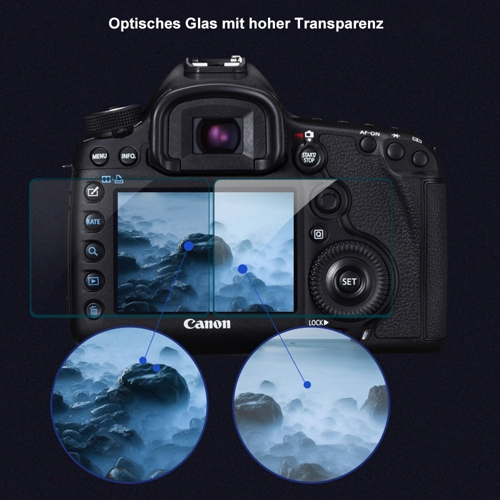 Display- & Objektiv-Schutzglas für DJI Osmo Action 5, Action 5 Pro – 9H gehärtetes Glas, Komplettschutz-Set - 2er pack