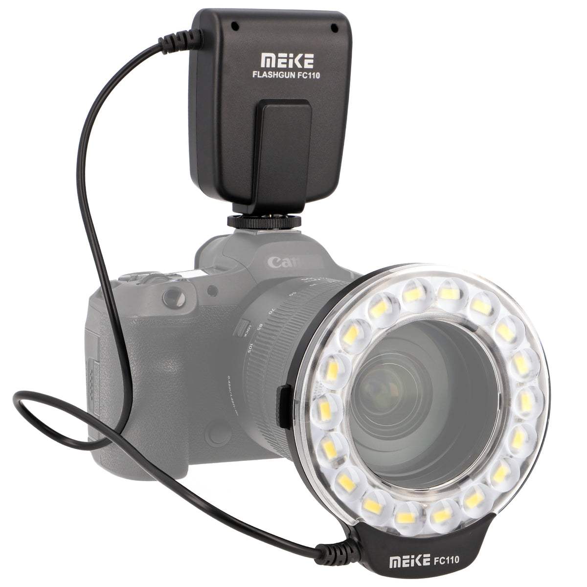 Makro Ringblitz Ringleuchte für Pentax SLR Kameras FC-110 Blitz & Dauerlicht auch für Videoaufnahmen