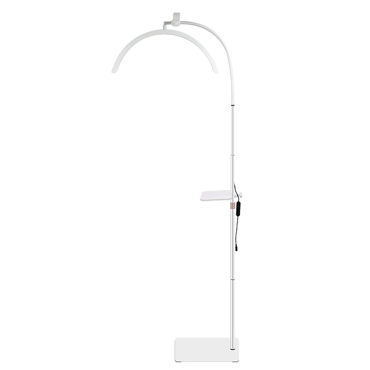 LED Beauty Stehlampe – 36W, höhenverstellbar & dimmbar Weiß oder Schwarz
