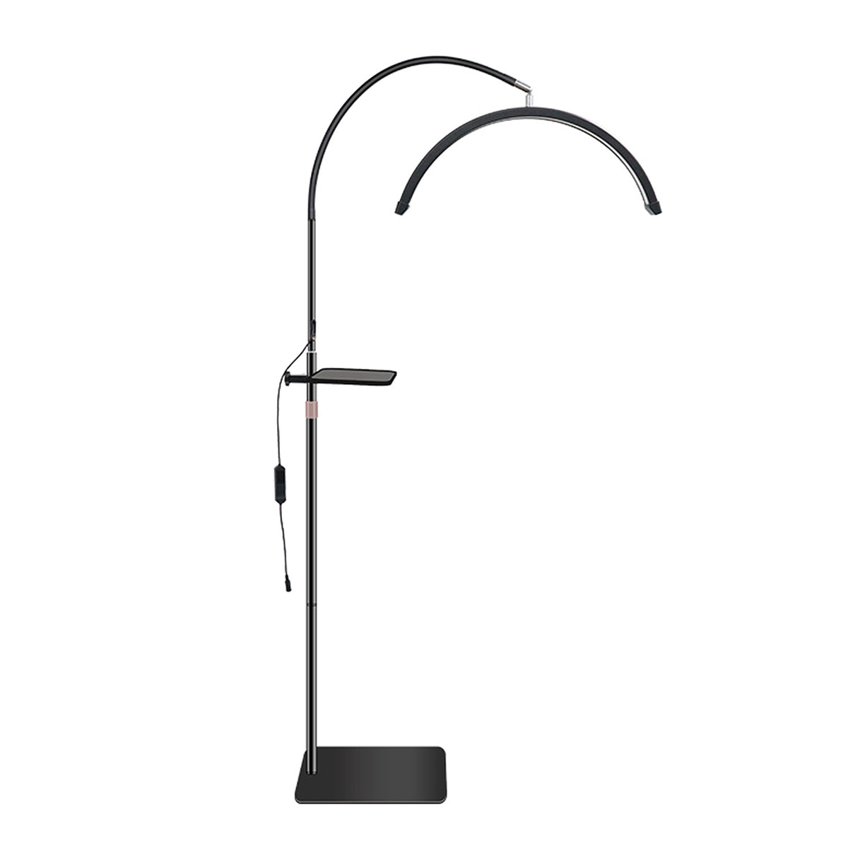 LED Beauty Stehlampe – 36W, höhenverstellbar & dimmbar Weiß oder Schwarz