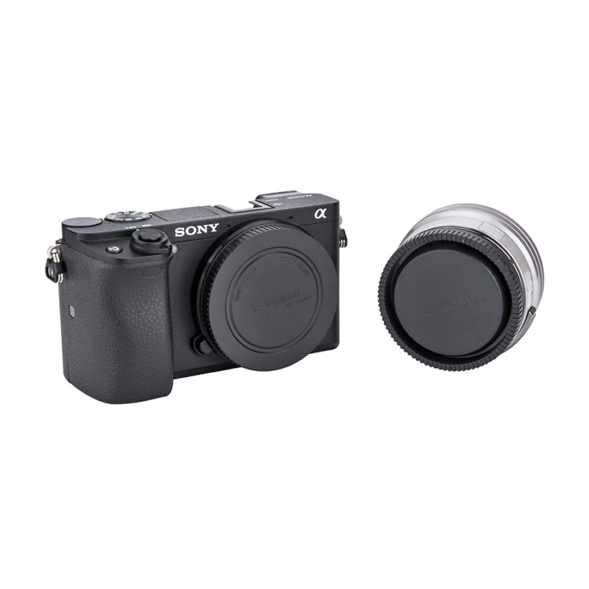 Gehäusedeckel + Objektivdeckel für Sony E-Mount Digitalkameras und Objektive L-R9