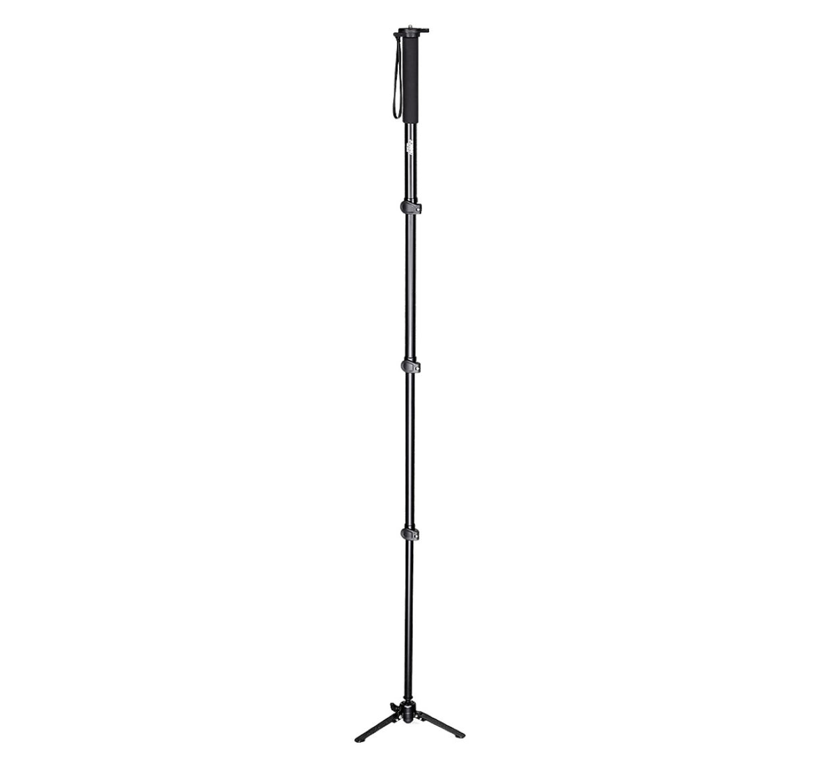 JUSINO Monopod mit abnehmbarem Fuß Tischstativ Schnellspann-Clips bis 164cm 10kg VM-284E