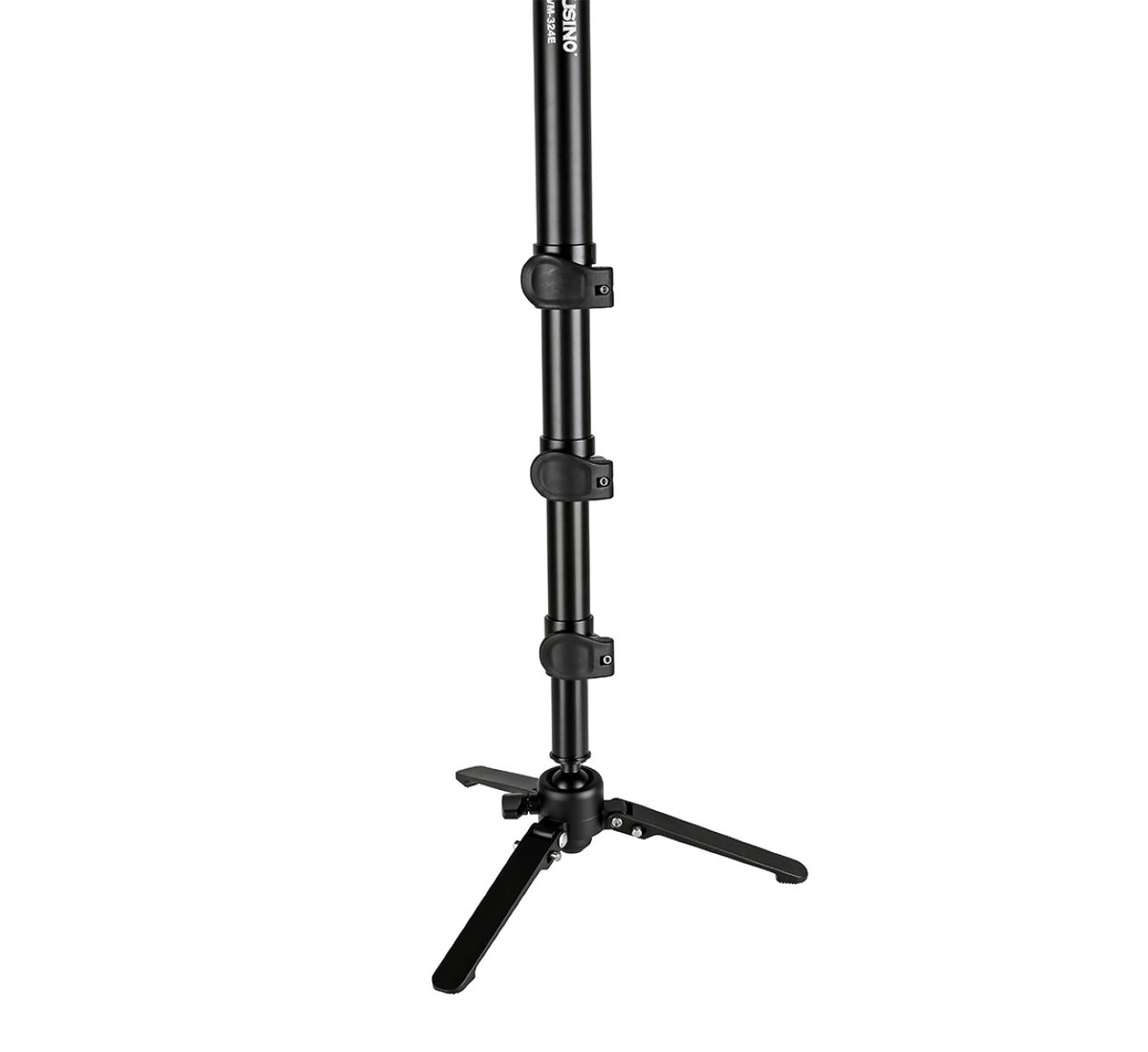 JUSINO Monopod mit abnehmbarem Fuß Tischstativ Schnellspann-Clips bis 170cm 12kg VM-324E