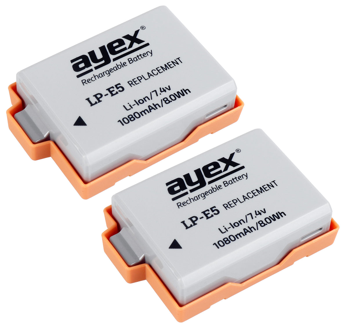 Batteriegriff Set für Canon EOS 1000D 500D 450D + 2x LP-E5 Akku wie BG-E5