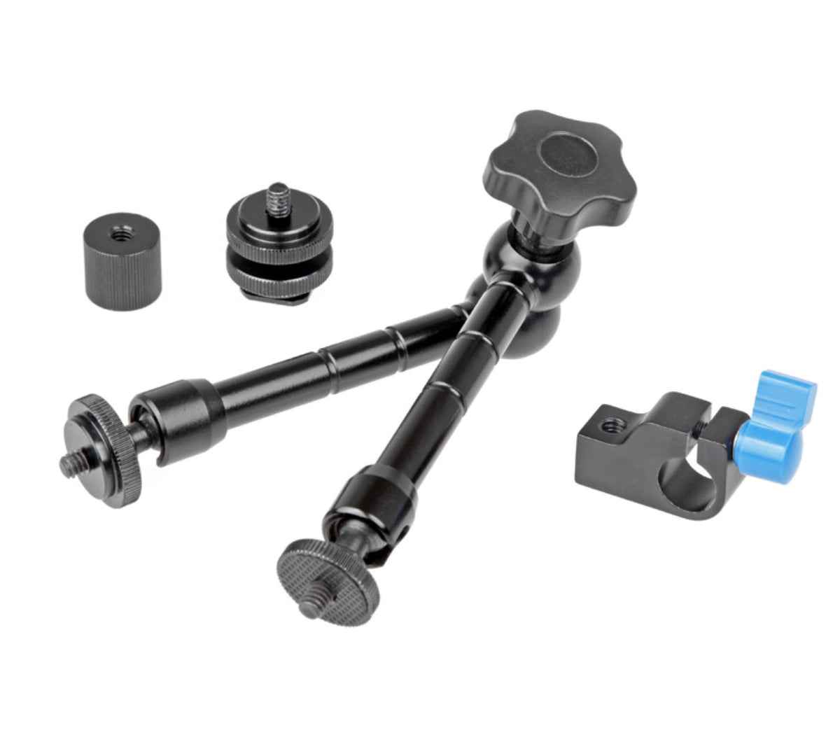 Magic Arm 11 Zoll + Winkelklemme für 15mm Durchmesser Rundstäbe/DSLR Rig Kamera Monitor Videoleuchte