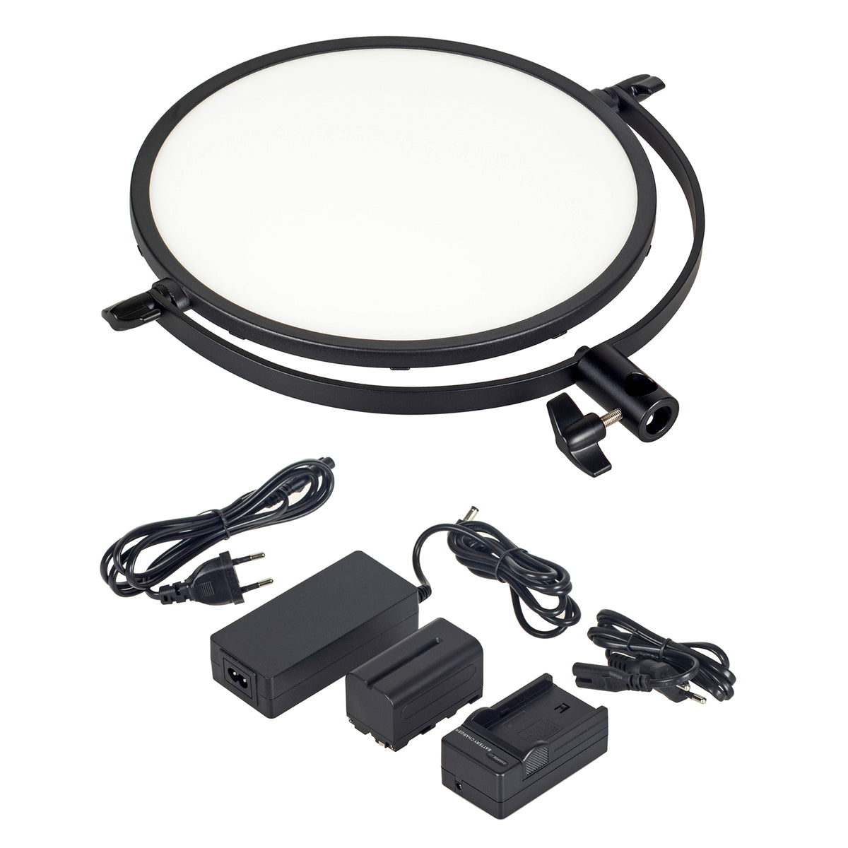 ayex LED Softlight Videolicht warme und kalte Farbtemparaturen Vielseitige LED-Videoleuchte für Perfekte Porträtaufnahmen Dimmbar 360° Schwenkbar 3200-5600k Inklusive Tragetasche