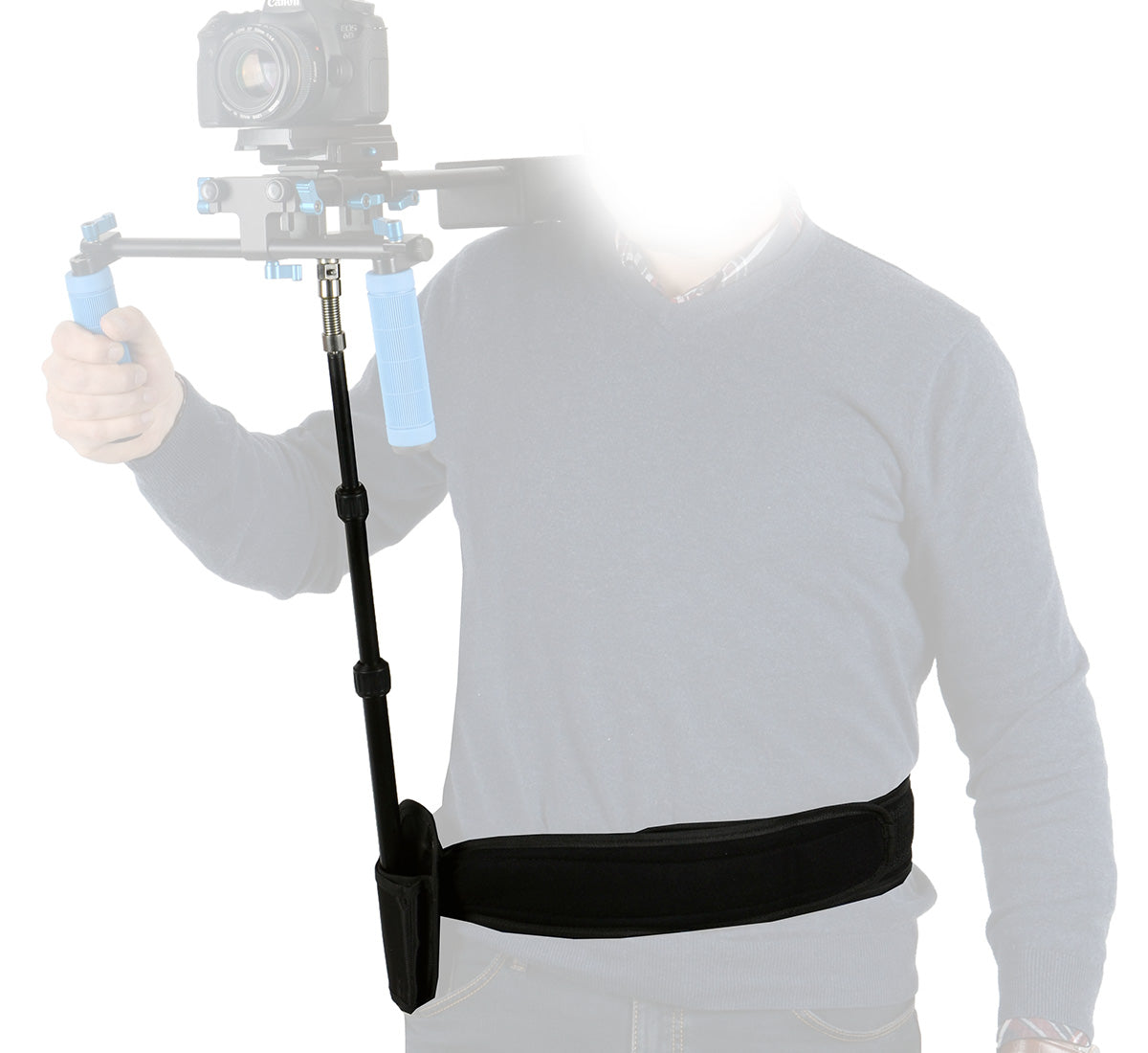 ayex Rig Support Arm, gefederte Rig-Stütze mit Gurt