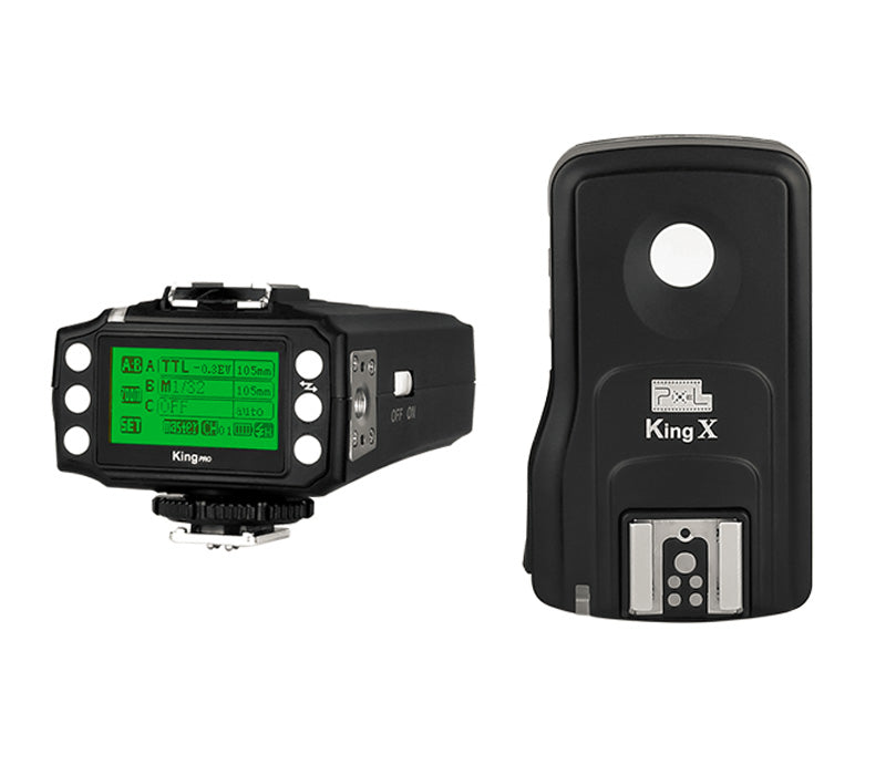 Pixel KING PRO e-TTL Funk-Blitzauslöser Set LCD-Display für Canon EOS