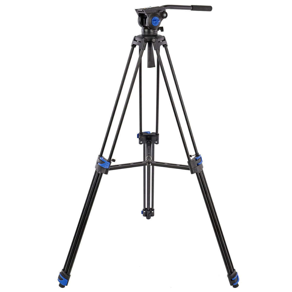 ayex Video Stativ mit Video Kopf Robustes Stativ für professionelle Aufnahmen