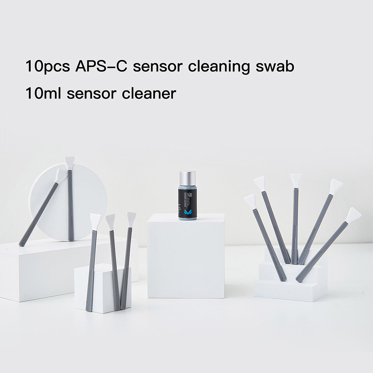 VSGO Sensor Reinigungskit für APS-C Kameras inkl. Flüssigkeit & Swabs