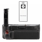 Batteriegriff für Nikon D5100 D5200 mit IR-Fernauslöser Betrieb mit bis zu 2 Akkus Hochformat