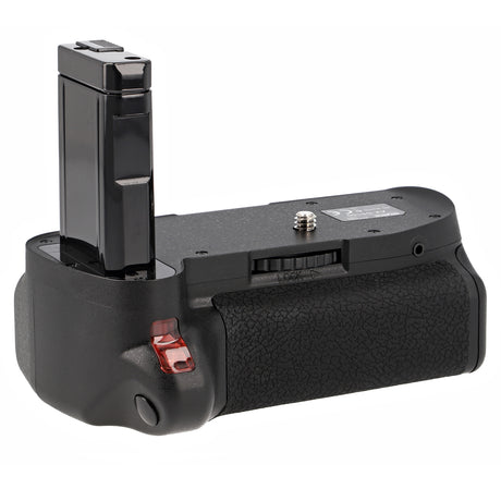 Batteriegriff für Nikon D5100 D5200 mit IR-Fernauslöser Betrieb mit bis zu 2 Akkus Hochformat