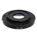Objektivadapter für Minolta SR Objektive an Pentax Kameras