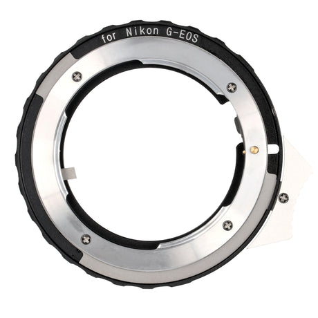 Objektivadapter für Nikon G Objektive an Canon EOS Kameras mit Blendenring
