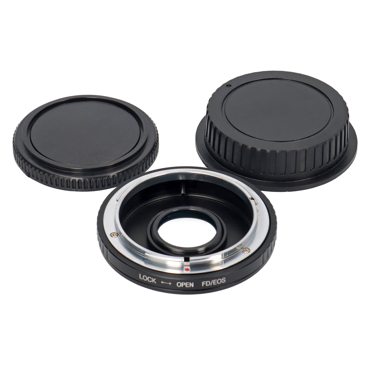 Objektivadapter Canon FD Objektiv an Canon EOS + Korrektur-Linse