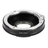 Objektivadapter Pentax PK an Sony Alpha + Korrektur Linse zB A55 A550 A560 A580 A700 A850 A900