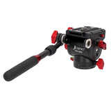 JUSINO Profi Alu Fluid-Videoneiger variabler Führungshebel bis 10kg Tragkraft PH-60 II