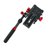 JUSINO Profi Alu Fluid-Videoneiger variabler Führungshebel bis 10kg Tragkraft PH-60 II