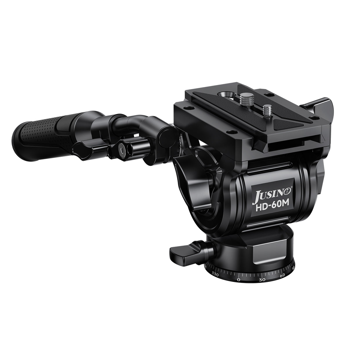 JUSINO Hydraulik Präzisions-Videoneiger 15kg Tragkraft HD-60M