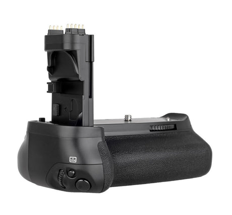 Batteriegriff Set für Canon EOS 90D 80D 70D + 2x LP-E6N Akku + 1x USB Dual Ladegerät wie BG-E14