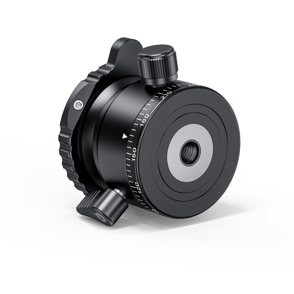 JUSINO Stativ-Nivellierbasis Neigekopf mit 360° Panorama-Funktion und ±15° Neigung PD-60