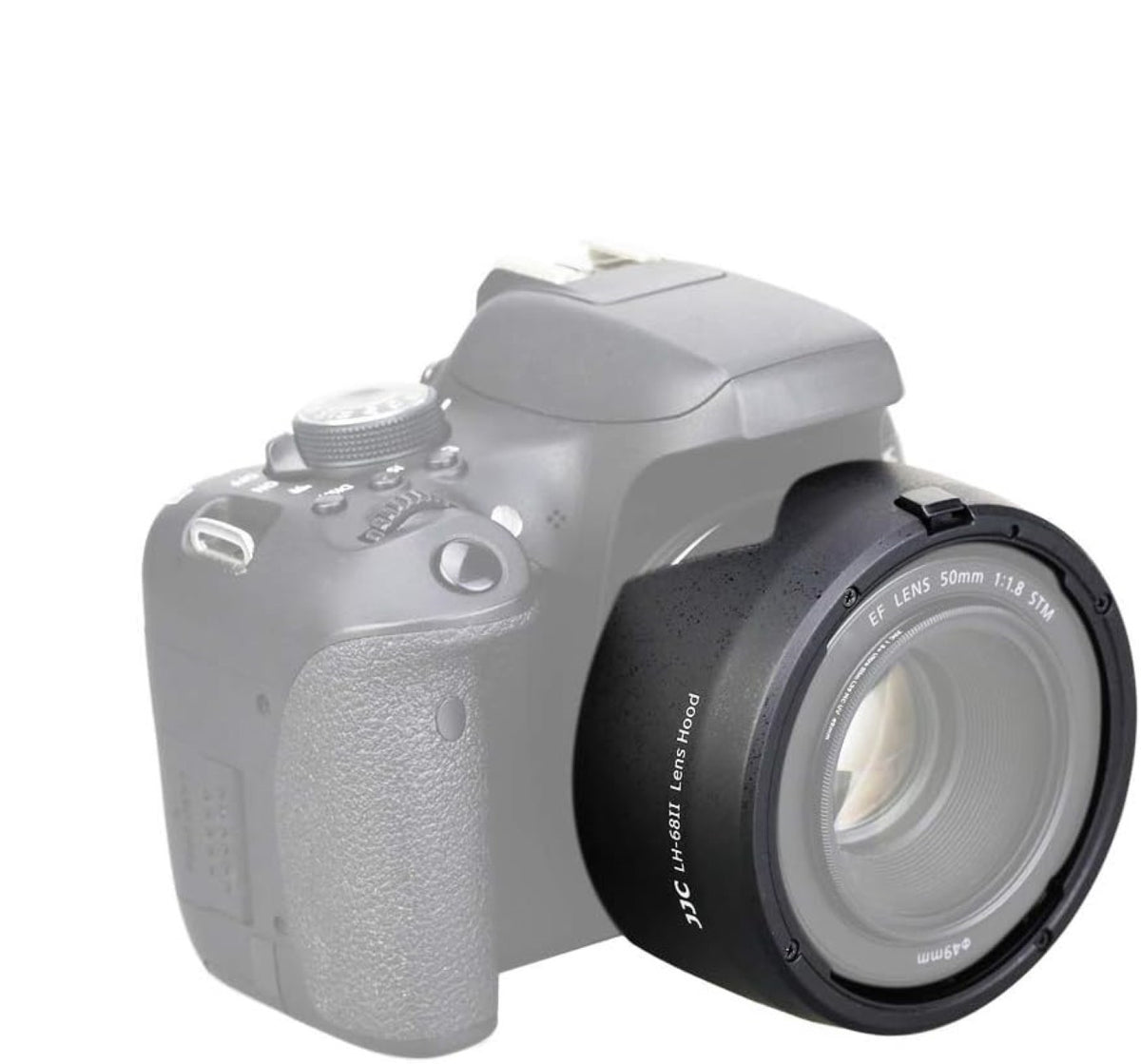 Gegenlichtblende für Canon EF 50mm f/1.8 STM Tulpenform ersetzt ES-68II
