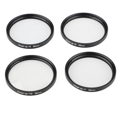 ayex Close up Makro Linsen Set 52mm - 4 teilig (+1, +2, +4, +10)
