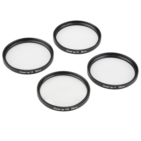 ayex Close up Makro Linsen Set 55mm - 4 teilig (+1, +2 +4, +10)