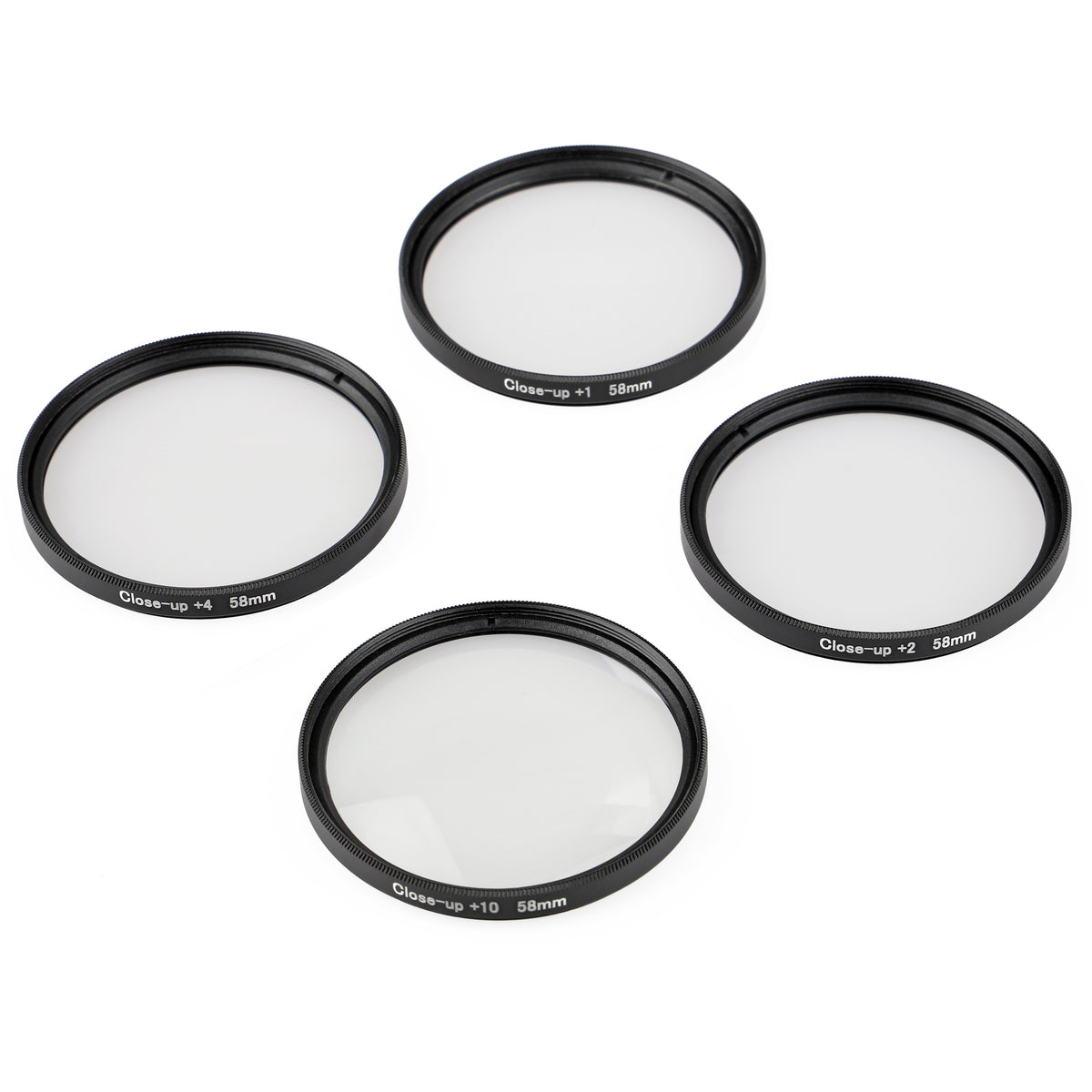 ayex Close up Makro Linsen Set 58mm - 4 teilig (+1, +2, +4, +10)