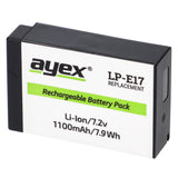 LP-E17 Akku für zB Canon RP R100 R50 R8 77D 750D 760D 800D 850D M3 M5 M6 Mark II