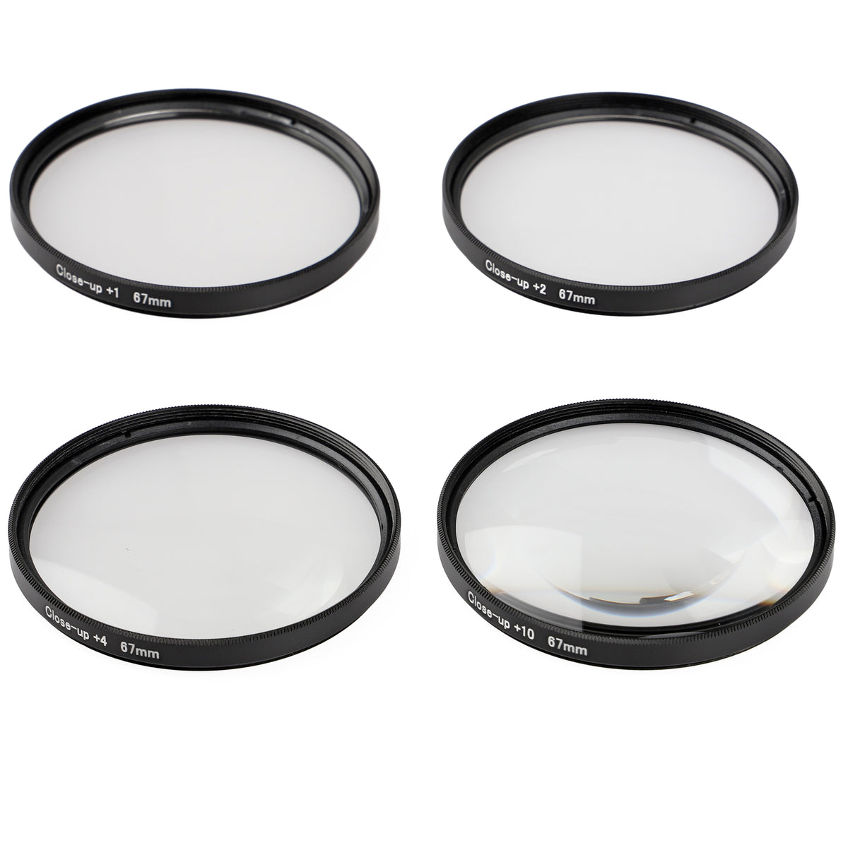 ayex Close up Makro Linsen Set 67mm - 4 teilig (+1, +2, +4, +10)